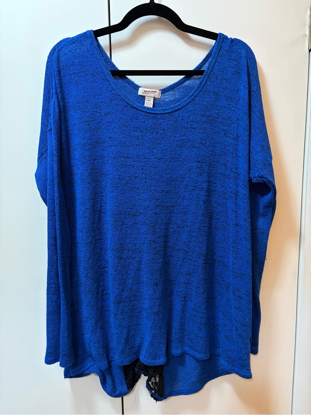 Arizona Jean Company Royal Blue Long Sleeve Lightweight Top